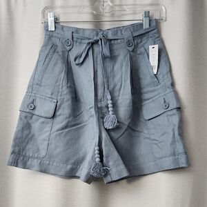 Joie Daphne Cargo Waist Tie Shorts Size XS
